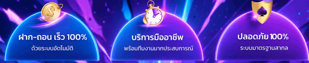ถอนเร็ว บริการแบบมืออาชีพ